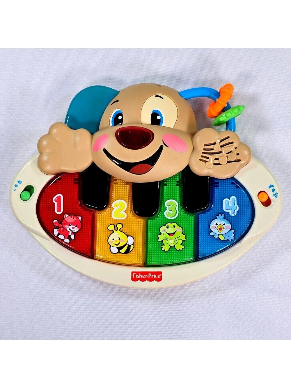 Fisher Price Laugh & Learn Silly Puppy Piano Musical Light Up Toy Bilingual